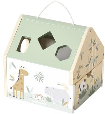Vertbaudet Bauernhof-Steckspiel aus Holz FSC Mehrfarbig/Pandafreunde