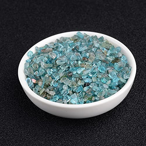 Gravier de cristal de pierres polies bleues naturelles de 100g adapté à l'arrangement des vases Stuffers jardins d'aquarium et gravier de fontaines décoration de la chambre ( Color : 100g 3-5mm )