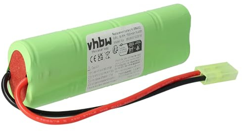 vhbw 1 x batteri kompatibel med Airsoft Guns MP5A5, MC51, Steyr Airsoft Pistol (1 500 mAh, 9,6 V, NiMH)