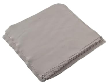 EVNFHCEJ Reinigungstuch 100 Stück weiß 14 x 14 cm Sublimations-Mikrofaser-Reinigungstuch Brillenputztuch Bildschirm Linsentuch schwarz grau(Grey)