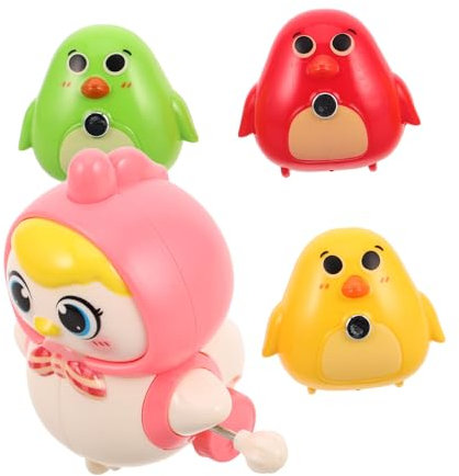 UPKOCH Clockwork Chick Toy Mother Hen Soft Easter Chick Toy for Boys and Girls Educational Plaything