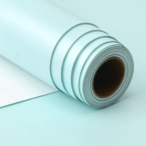 Blau Geschenkpapier, 43 cm x 10 m Blau Geschenkpapier für Weihnachten Geburtstag Hochzeit Jubiläen Babyparty