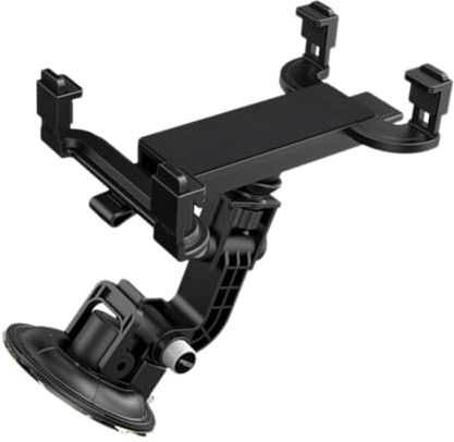 Veemoon Soporte para Tablet Coche Ventosa, Soporte Ajustable y Rotación 360° para Navegación y Uso en Vehículo