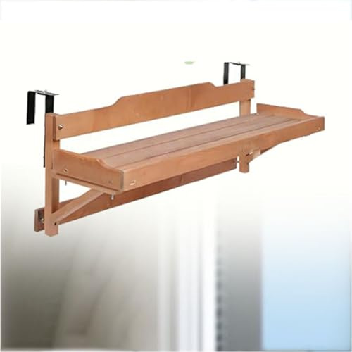 Générique Table Balcon Suspendue Table De Balcon Extérieure/Barre De Suspension Non Pliable pour Supports À Plantes/Appartements/balustrades, Bureau avec Balustrade en(L 47in/120cm)