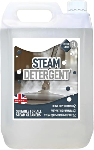 5 Litres Steam Detergent Heavy Duty Cleaning Solution | For Steam Mops Fresh Linen Scent