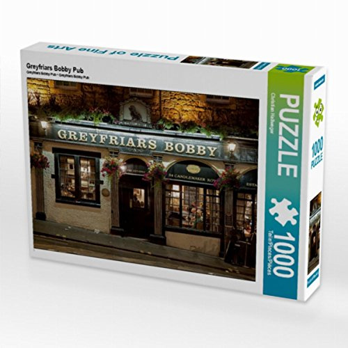 CALVENDO Puzzle Greyfriars Bobby Pub | 1000 Teile Lege-Größe 64 x 48 cm Foto-Puzzle für glückliche Stunden