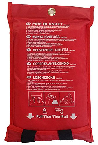 INTERHOME COPERTA IGNIFUGA ANTIFIAMMA - 1 X 1 m