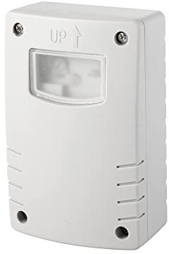 Garza 430045 crepuscular para Exterior Adjustable Twilight Detector, White