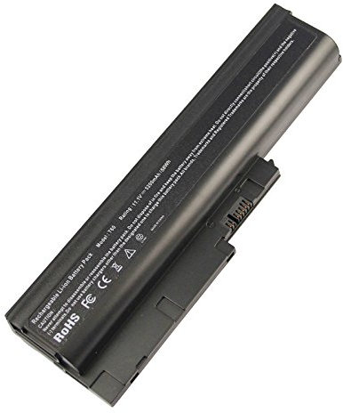 ARyee 5200mAh 11.1V T60 Battery Laptop Battery for Lenovo ThinkPad T61 T61p R61 R61i R61e(15.4 wide screen) R60e R60