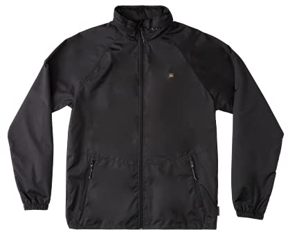 Quiksilver Herren Waterman Shell Shock 3 Jacke Windjacke, schwarz, Medium
