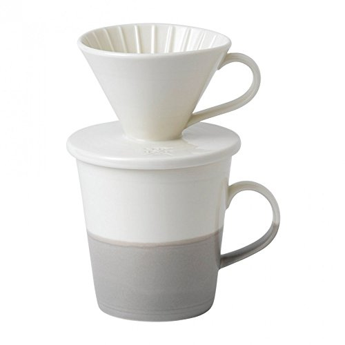 Royal Doulton 40032946 Coffee Studio Single Pour Over Set 560ml Grey, Porcelain, Multi