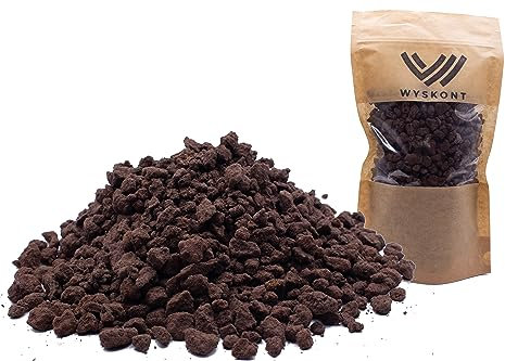 WYSKONT Lavasteine 5 Liter 5-10 mm - Aquarium Bodengrund - Lavamulch - Aquarium Deko - Terrarium Deko - Aquarium Steine - Aquarium Kies - Aquarium Soil - Dekosteine - Zierkies
