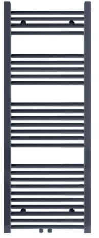 S SIENOC Radiateur de salle de bain - 500 x 1400 mm - Anthracite - Raccord central - Porte-serviettes - Radiateur