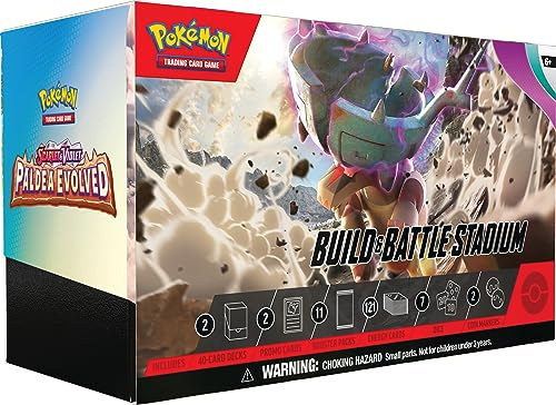 Blister Juego Cartas Coleccionables Construye y Combate en el Estadio Escarlata Y Purpura 2 Pokemon Ingles