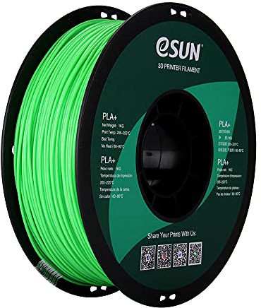 betabots - eSun PLA+ Filament, PLA Plus 3D-Drucker Filament (Grün - Hellgrün, PLA+ - 1,75mm / 1kg)
