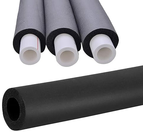Schaumstoff Schlauch Für Heizungsrohre Frostschutz Rohrisolierung Gummi Rohr Lagging 6mm 13mm 25mm 32mm 50mm ID Rohrisolation Rohr Länge 1.7/1.8m Wandstärke 9/15/20mm ( Size : ID 16mm x T 9mm x L 1.7m