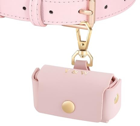 Personalisierte Hochzeit Ring Träger Tasche für Hundehalsband, Leder Hochzeit Ring Kissen Box für Haustier, Hund Ring Träger Hochzeit Ring Tasche Geschenk Vorschlag Verlobung Hochzeit Zeremonie Partei