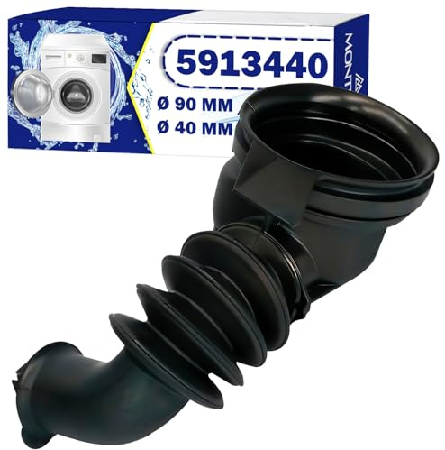 Schlauch Pumpensumpf Waschmaschine Ø90/40mm 5913440 für Miele | Garantie 10 Jahre - MONTERAL