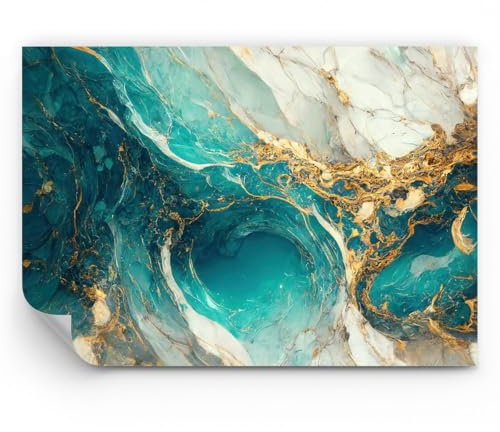 ARTTOR Fotomural 200x140 cm Papel Pintado Abstracto Arte - 5715 - WF1 | Mármol Piedra Abstracción Standard Papel pintado de papel no tejido Decoración de Pared Mural de Pared Salón Moderno ARTTOR