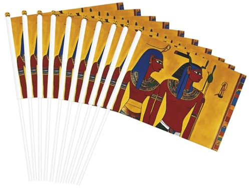 Ancient Egypt Tribe Series Drapeau de facilitation d'impression léger Défilé Décoration d'intérieur Événements Usage polyvalent