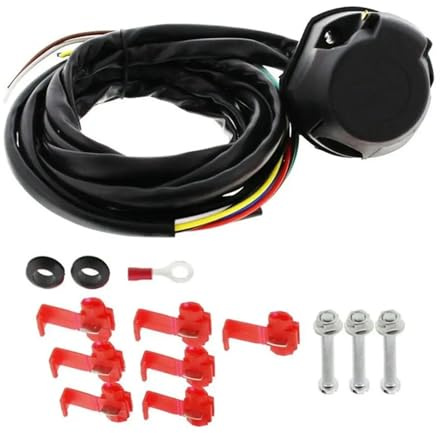 7 Core Trailer Cable Kit Trailer Socket Set 7 Pin Electrical Kit E-Kit Harness Traction Hook Car Accessories Dropship New