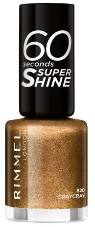 Rimmel London, 60 Seconds Super Shine Nail Polish 820 Craycray, 8 ml - 0.25 fl oz