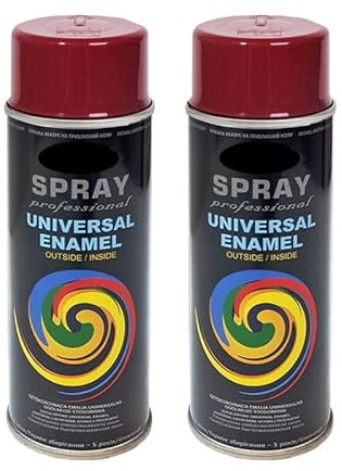 VE-INDUSTRIES 2x LACKSPRAYS CC nach RAL 400ml RAL 3004 Purpurrot