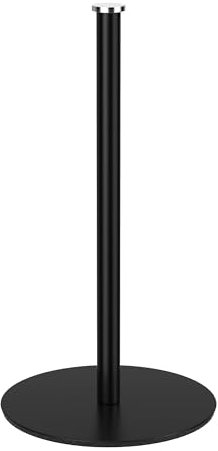 Portarotolo da Cucina Nero Opaco - Portarotoli di Carta Autoportante per Rotoli da Cucina, Portarotolo di Carta Antiscivolo