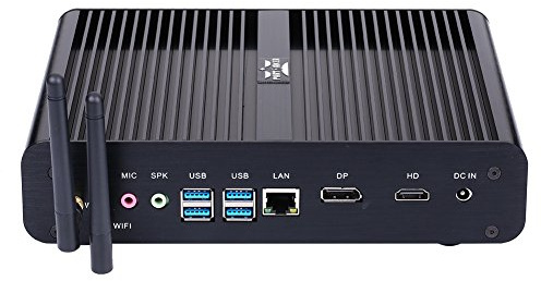Partaker Fanless Mini PC, Desktop Computer, Intel Core 12th Gen I7 1255U, 16G RAM 512G SSD, Windows 11 Pro or Linux Ubuntu, 4K Display, HDMI, DP, Aluminum alloy Case