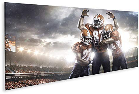 Prime Bild auf Leinwand American Football Spieler Poster, Leinwandbild, Wandbilder
