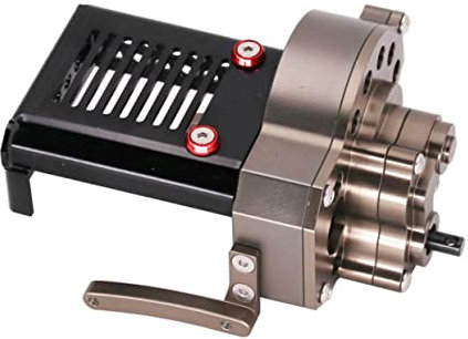 HOOTNEE Rc Crawler Getriebe Aus Metall Für Hochwertige Antriebseinheit Mit Vorderem Motor Langlebige Bauweise Kompatibel Für Offroad-