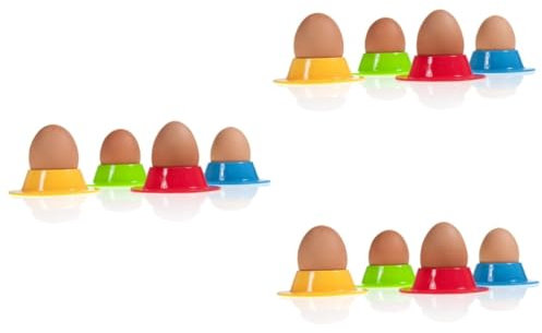 MAGICLULU 12pièces Coupes à Silicone Support Ronde Pratique Couleur Aléatoire Matériau Alimentaire pour Servir Glacée Et Salades