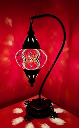 Samarkand - Lights Mosaiklampe Mosaik - Stehlampe M Tischlampe orientalische lampe mosaic lamp ROT