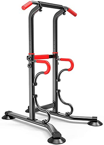 Verstellbarer Klimmzugständer, Klimmzugstange, Power Tower, Klimmzug- und Dip-Station, multifunktionale Krafttrainings-Workout-Ausrüstung