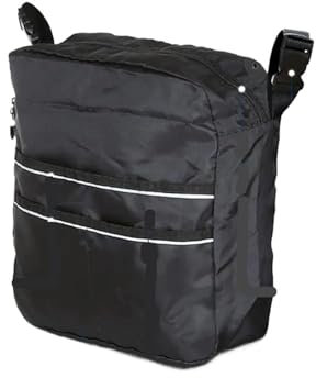 Rollstuhltasche Rollstuhltasche, geeignet for Gehhilfe, Aufbewahrungstasche, Armlehne, seitliche Aufbewahrungstasche, verstellbare Tragetasche for elektrische Räder, Zubehör, Reiserückseite FüR Rollst