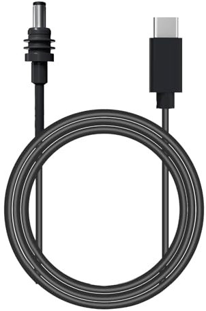 YUEHISY Câble D'alimentation CC Rectangulaire pour Satellite PD USB C 18 AWG 2 M, Rallonge de Remplacement pour Mini Antenne Parabolique Rectangulaire