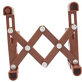HANABASS Klappbarer Violinständer Mit Robustem Faltbarem Design Koffeefarbener Fiddle Floor Holder Langlebig Tragbar Für Violine-display Zu Hause Und Studiogebrauch