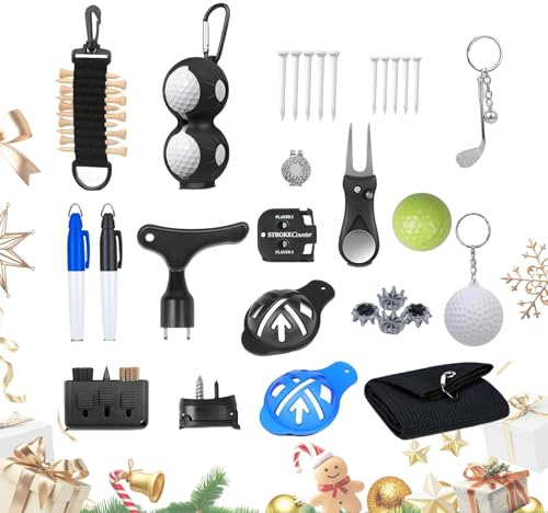 Adventskalender | Juladvent | Golf Temat Accessoar Set Julklapp För Killar Män Kvinnor