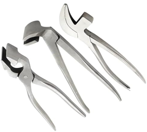 NEIQIUWING Per pressa di regolazione per bordi in pelle, pinza di fissaggio, pinza in acciaio inox, 200 mm x 35 mm, 1 pezzo