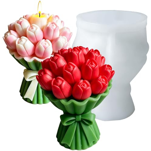 moldes silicona moldes de silicona para velas moldes para velas 3D silikonformen para hacer jabón, pasteles, dulces, pastelería, postre DIY y regalo hecho a mano