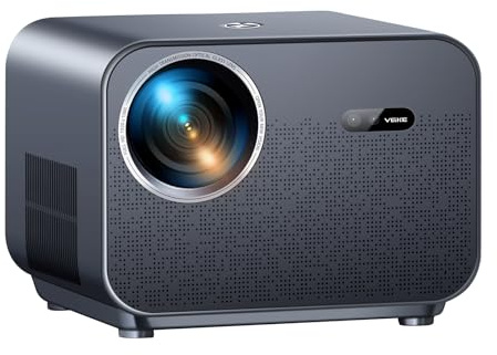 VGKE Smart Beamer 4k Heimkino, [Netflix Offizieller ＆ Autofokus] 1100 ANSI Lumen Full HD 1080p WiFi6 Bluetooth Projektor mit Dolby Audio, Automatische Trapezkorrektur Beamer Handy für Heimkino/Outdoor