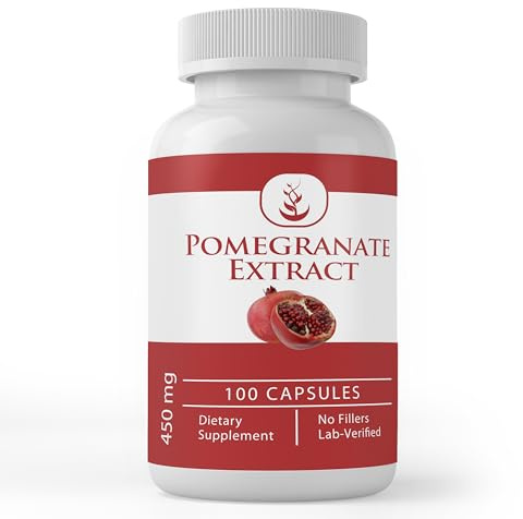 Pure Original Ingredients Pomegranate Extract, (100 Capsules) Always Pure, No Additives Or Fillers, Lab Verified