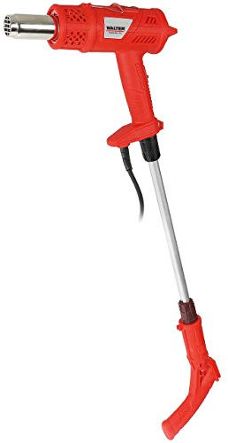 WALTER 3in1 Unkrautvernichter 2000 W, vielseitig einsetzbar, mit Teleskopverlängerung, ergonomischer Handgriff, umweltfreundlich, ohne Gas & Chemie, 80°C bis 650°C, inkl. leicht zu wechselnde Aufsätze