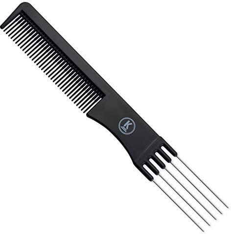 K-Pro Pettine a Doppio Lato a Denti Stretti - Pettine a Forchetta Professionale