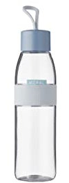Mepal - Botella de agua Ellipse - Botella de agua reutilizable - Botella a Prueba de Fugas apta para Bebidas Carbonatadas - para Adultos y Niños - Sin BPA - 500 ml - Nordic blue