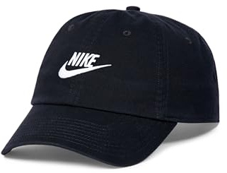 Nike FB5368-011 U NK Club cap U CB FUT WSH L Berretto Unisex Adulto Black/White Taglia L/XL