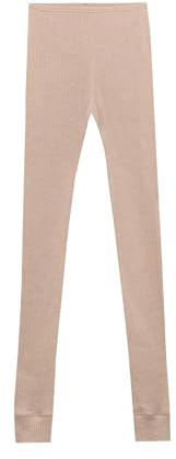 Dilling Damen Leggings Bio Merinowolle 100% Naturfaser Slim Rib Wärmend Atmungsaktiv Thermo Wear