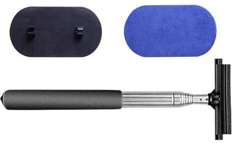 Tergipavimento per specchietti laterali, racla per finestre piccole | Tergivetro estensibile per tergicristallo auto 2 in 1 | Strumento per la pulizia degli specchietti per specchietti per auto portat