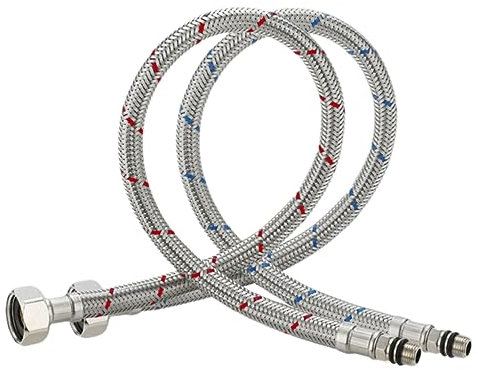 Homoyoyo 2st Wasserzulaufschlauch Waschmaschinenschlauch Verbinder Wasserventil Pumpenschlauchadapter Trinkwasserschlauch Wohnmobilschlauch