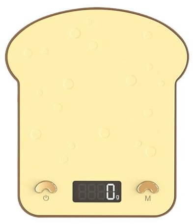 LUOFENG Bilancia da cucina elettronica a forma di toast creativa Bilancia digitale per misurazioni precise di cottura e cottura